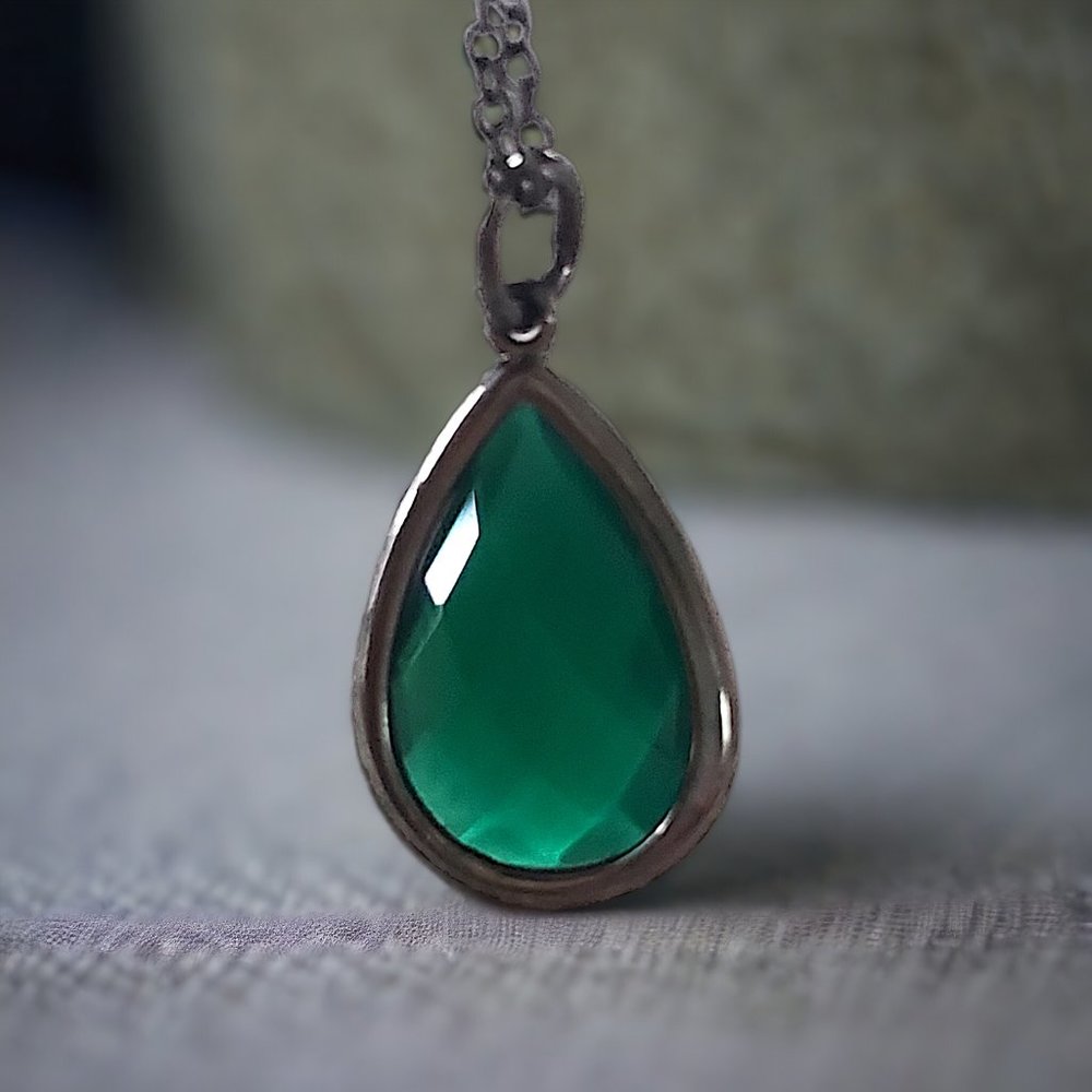 MACY'S Chalcedony Pendant Necklace